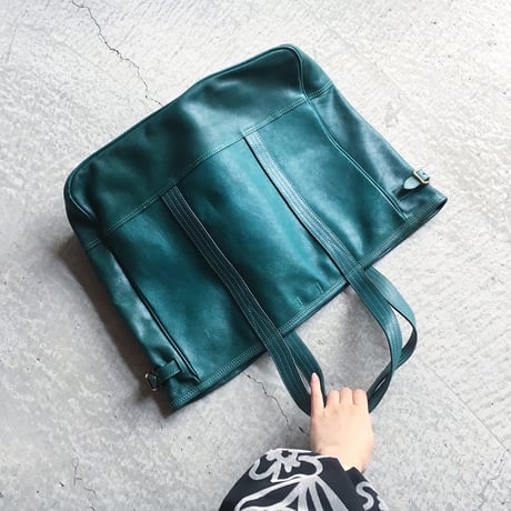 NEW DAMASQUINA TOTE  TURQUOISE LIMITED