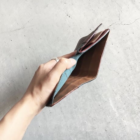 BLOCK PATCHWORK OLD MINI WALLET