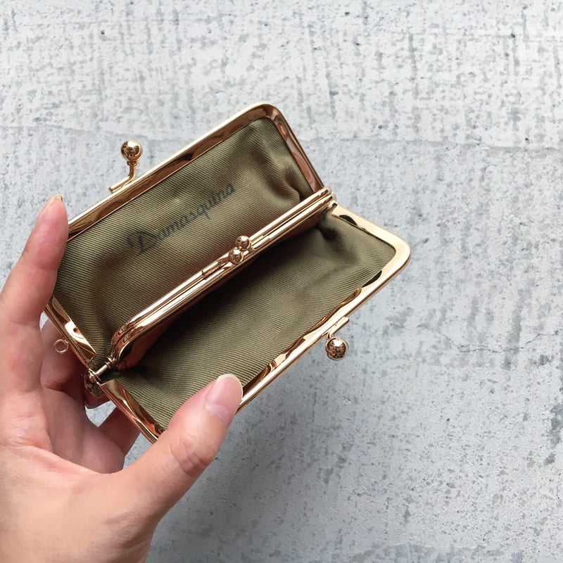 BLOCK PATCHWORK W GAMAGUCHI WALLET ONE LIMITED