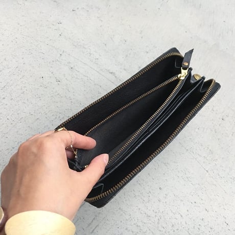 ORTEGA PATCHWORK ZIP WALLET LARGE