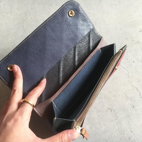 PATCHWORK MOTOR WALLET LARGE