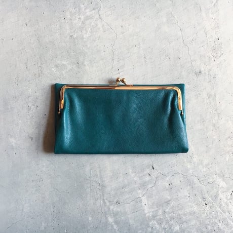 GAMAGUCHI WALLET LARGE TURQUOISE LIMITED