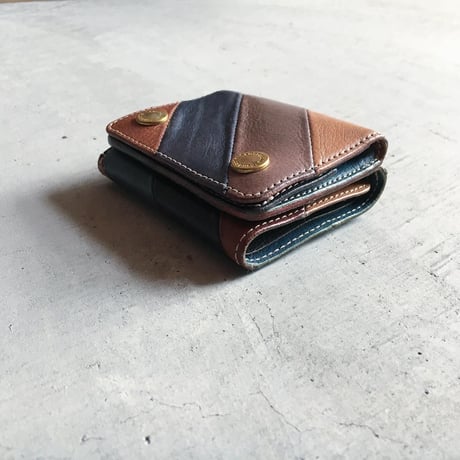 PATCHWORK MOTOR WALLET SMALL