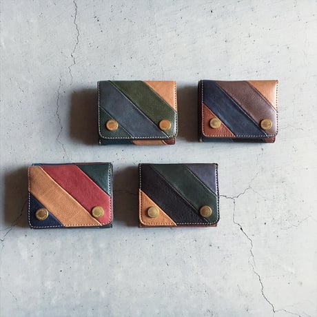 PATCHWORK MOTOR WALLET SMALL
