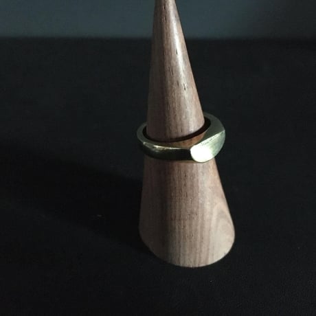 BRASS SIGNET  RING MOON