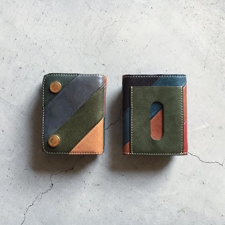 PATCHWORK MOTOR WALLET SMALL