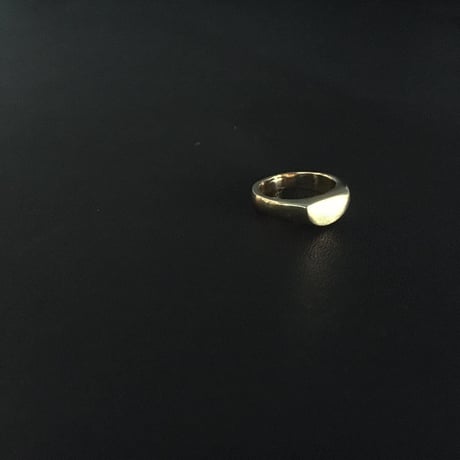 BRASS SIGNET  RING MOON