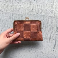 BLOCK PATCHWORK W GAMAGUCHI WALLET ONE LIMITED