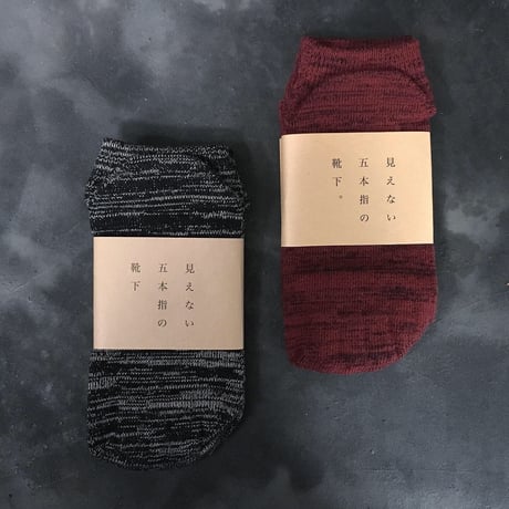 見えない五本指の靴下　ANKLE
