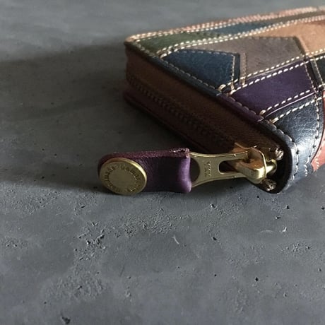ORTEGA PATCHWORK ZIP WALLET LARGE