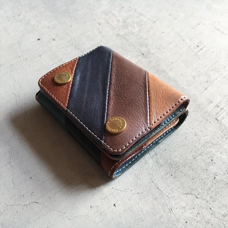 PATCHWORK MOTOR WALLET SMALL