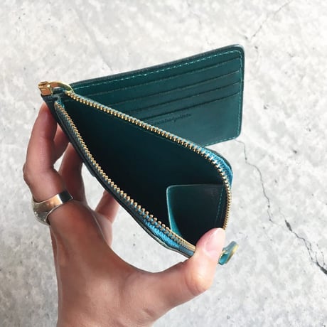 ZIP COIN & MONEY CLIP TURQUOISE LIMITED