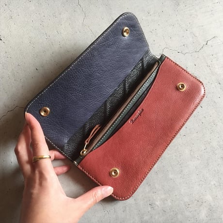 PATCHWORK MOTOR WALLET LARGE