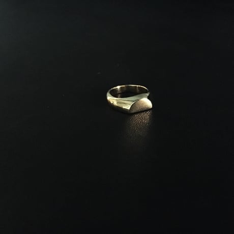 BRASS SIGNET  RING MOON