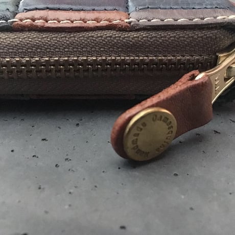 PATCHWORK ZIP WALLET SMALL