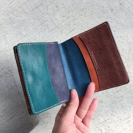 BLOCK PATCHWORK OLD MINI WALLET