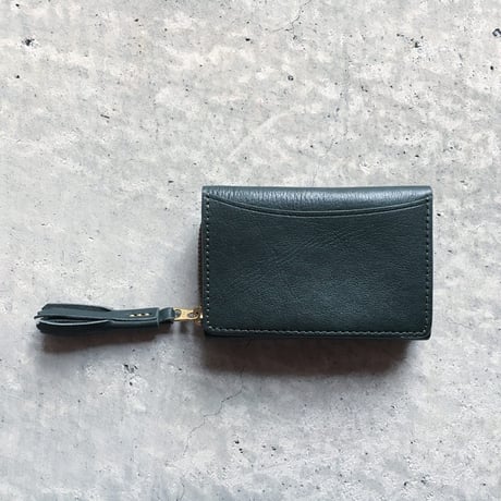 POCKET ZIP WALLET GREEN LIMITED