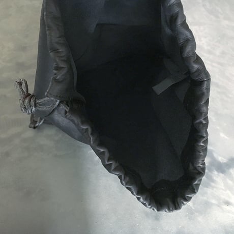 OUT LEATHER SHOULDER BAG