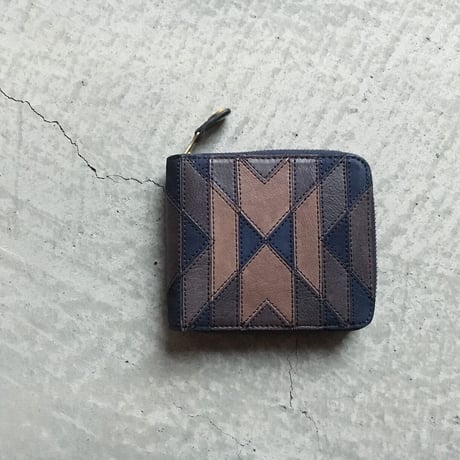 ORTEGA PATCHWORK ZIP WALLET SMALL