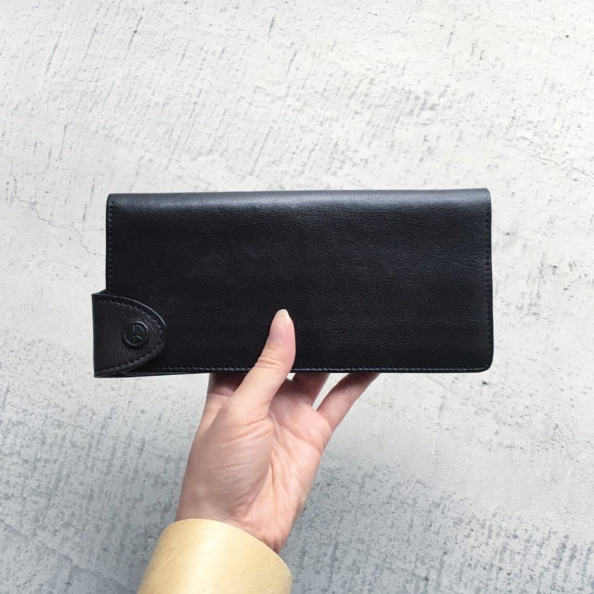 DAMASQUINA(ダマスキーナ)×聖林公司アンカーウォレットラージ　ブラック WALLET LARGE ONE LIMITED ANCHOR | Damasquina