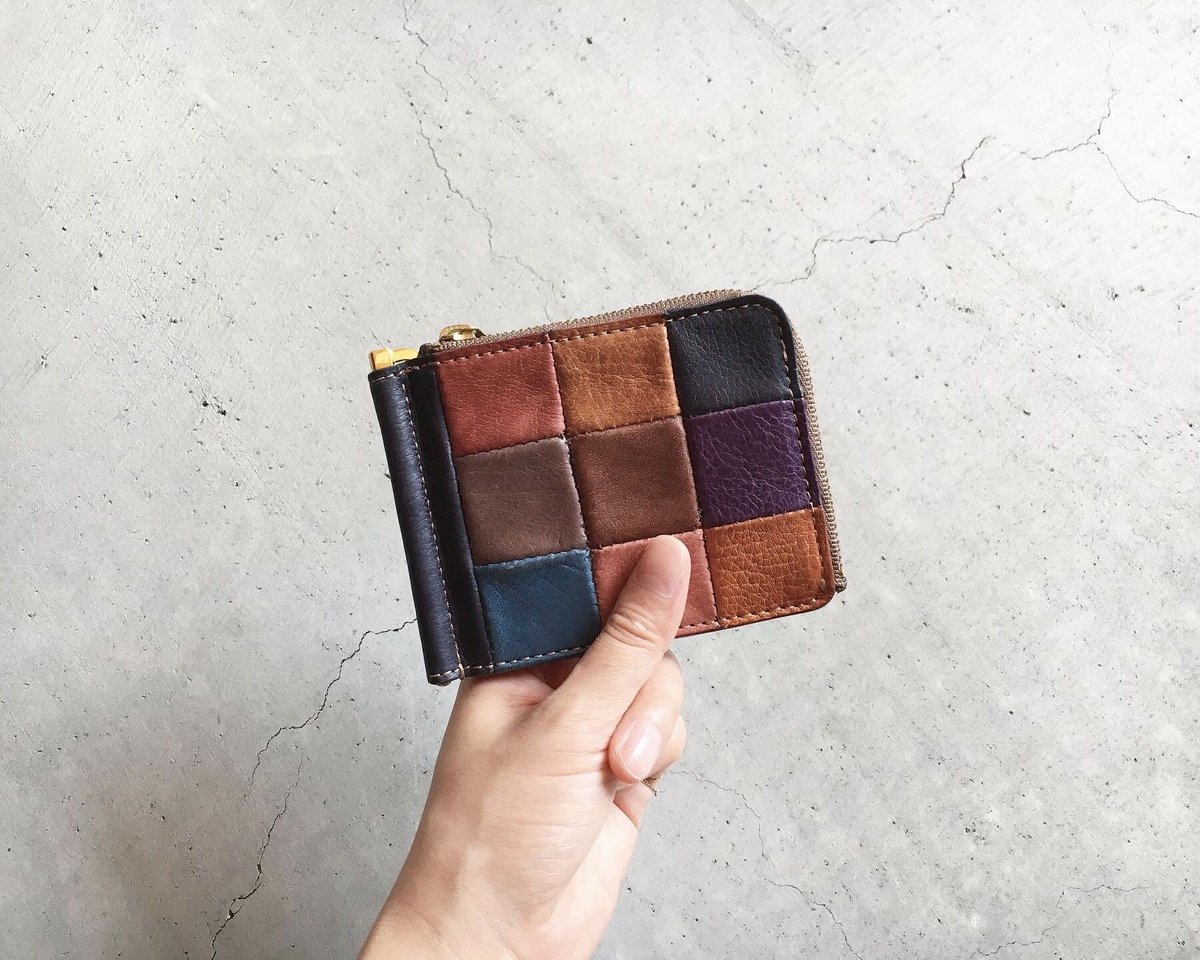 美品ダマスキーナ☆本革マネークリップ　ケース　パッチワーク PATCHWORK MONEY CLIP | Damasquina Store