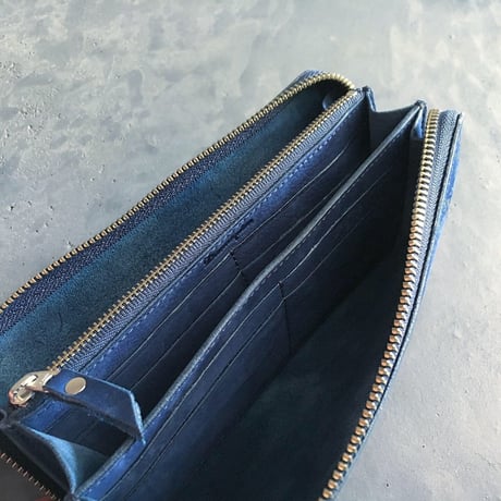 NUBUCK SUEDE ZIP WALLET ORTEGA