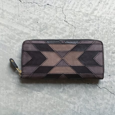 ORTEGA PATCHWORK ZIP WALLET LARGE