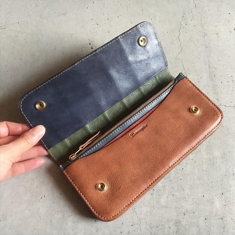 PATCHWORK MOTOR WALLET LARGE