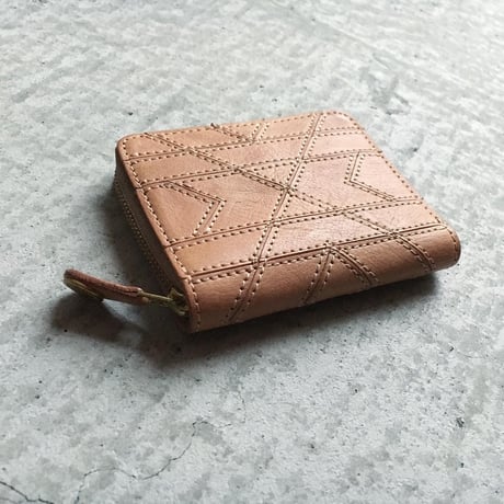 ORTEGA PATCHWORK ZIP MINI WALLET