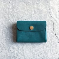 ONE LEATHER MINI WALLET TURQUOISE LIMITED