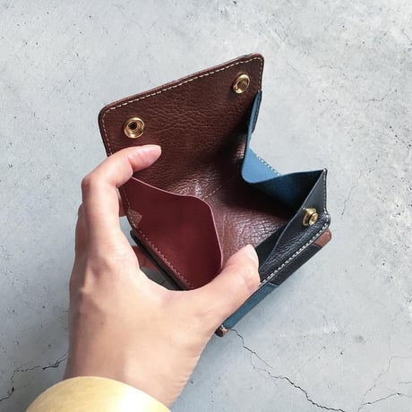 PATCHWORK MOTOR WALLET SMALL
