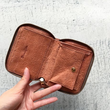 BLOCK PATCHWORK ZIP MINI WALLET  ONE LIMITED