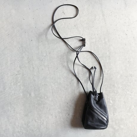 DRAW STRING BAG WATER PROOF GOAT LEATHER
