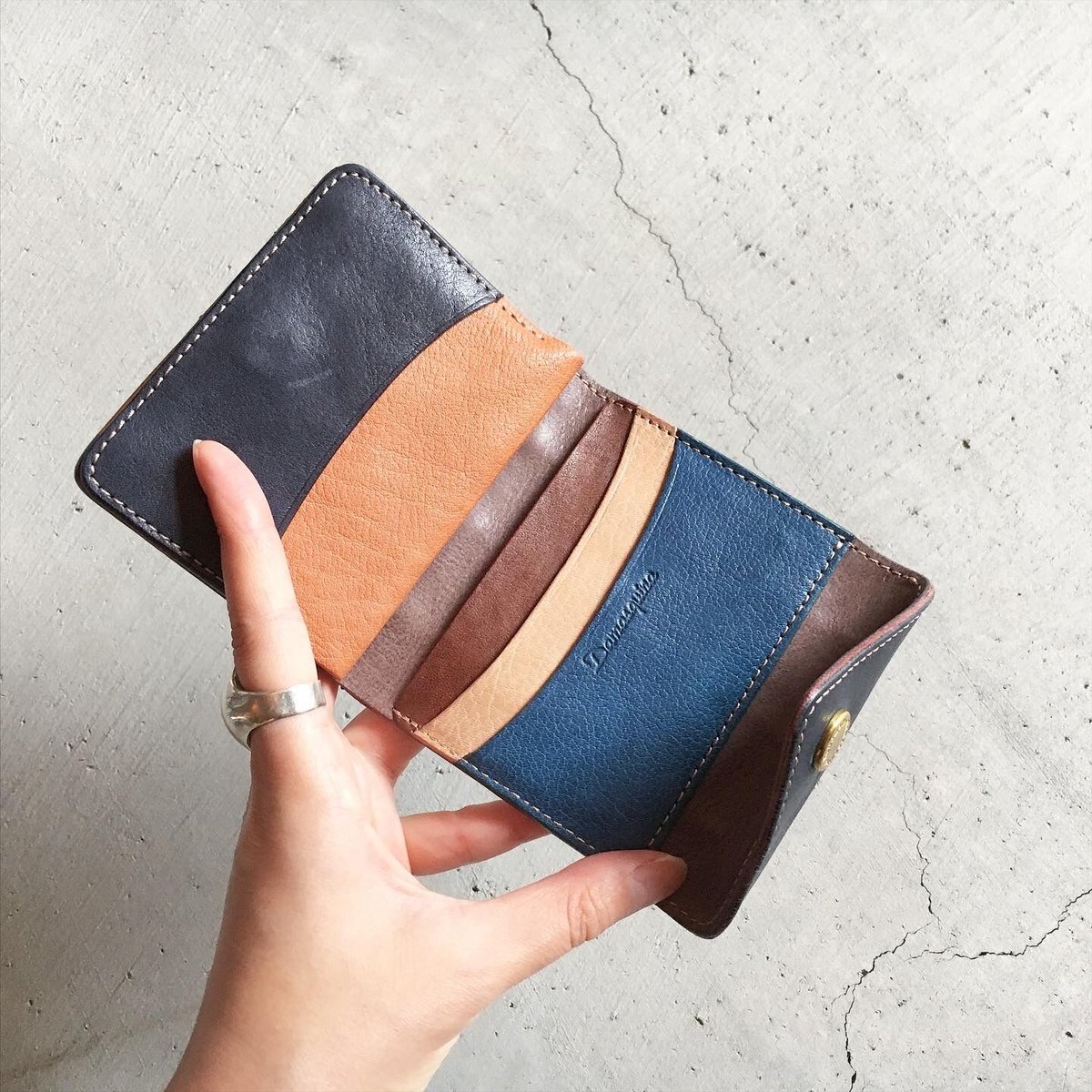 Damasquina,TRIANGLE MINI WALLET,ダマスキーナ,トライアングル