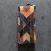 ORTEGA PATCHWORK ZIP WALLET LARGE