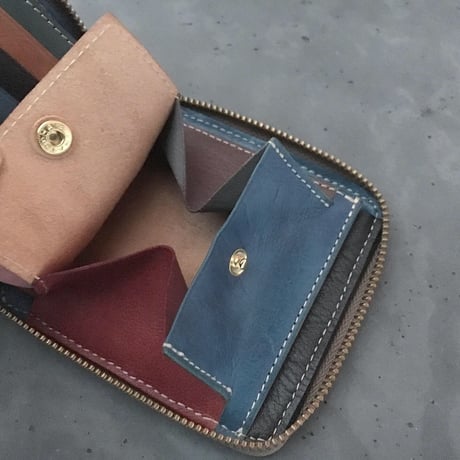 PATCHWORK ZIP WALLET SMALL