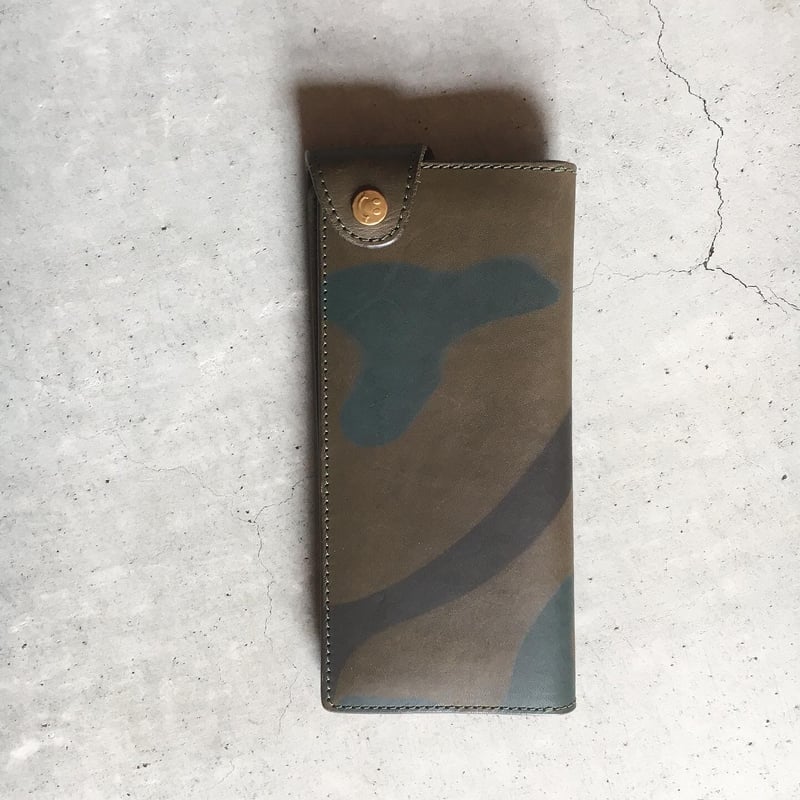 Damasquina ダメージレザー　長財布 2つ折り WALLET LARGE | Damasquina Store