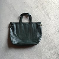 NEW DAMASQUINA TOTE  GREEN LIMITED