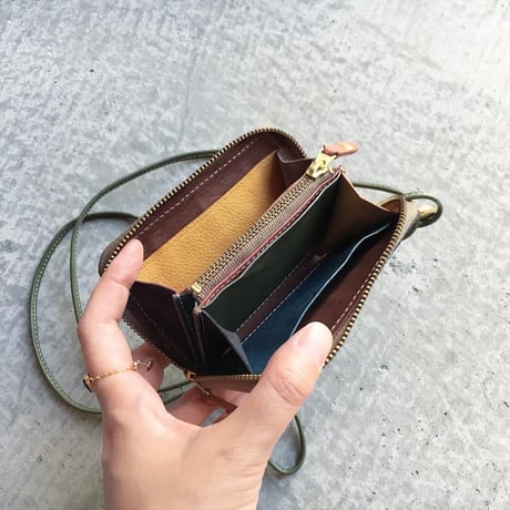 PATCHWORK NECK WALLET