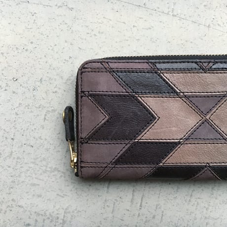 ORTEGA PATCHWORK ZIP WALLET LARGE