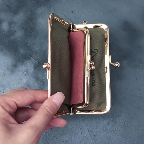 BLOCK PATCHWORK W GAMAGUCHI WALLET