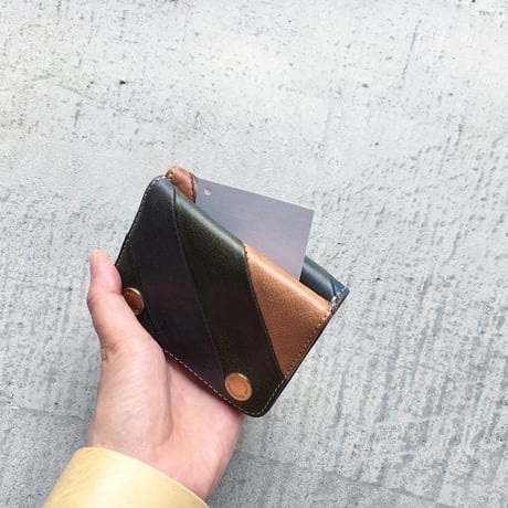 PATCHWORK MOTOR WALLET SMALL