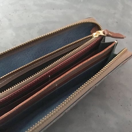 PATCHWORK ZIP WALLET LARGE