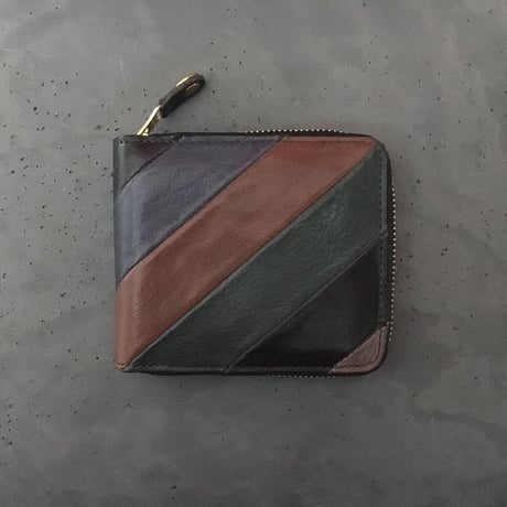 PATCHWORK ZIP WALLET SMALL