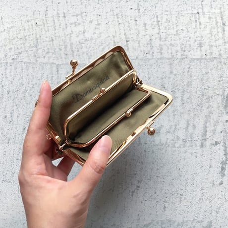 BLOCK PATCHWORK W GAMAGUCHI WALLET ONE LIMITED