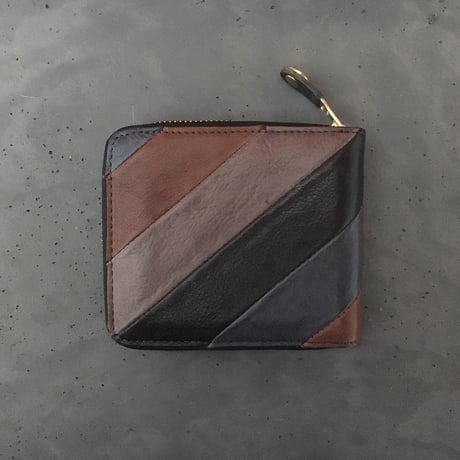 PATCHWORK ZIP WALLET SMALL