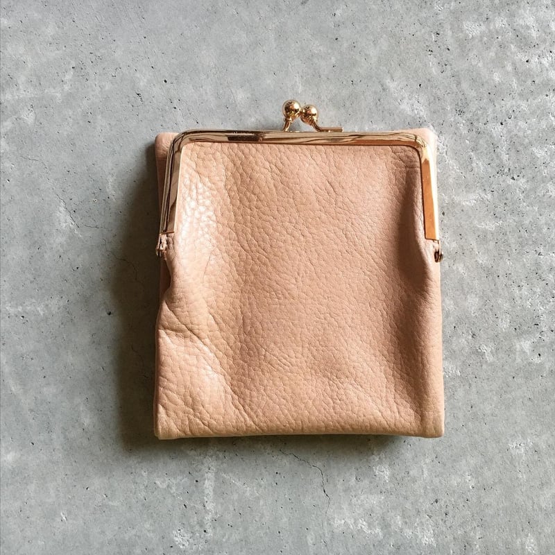 ブラウンブラウン　Gamaguchi wallet　がま口ウォレット Gamaguchi wallet – BrownBrown