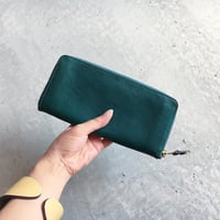 ZIP WALLET LARGE TURQUOISE LIMITED