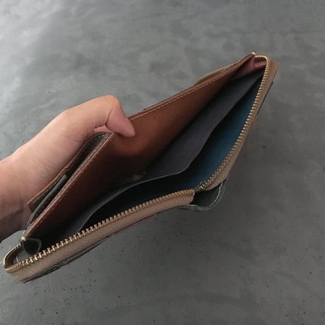 PATCHWORK ZIP WALLET SMALL