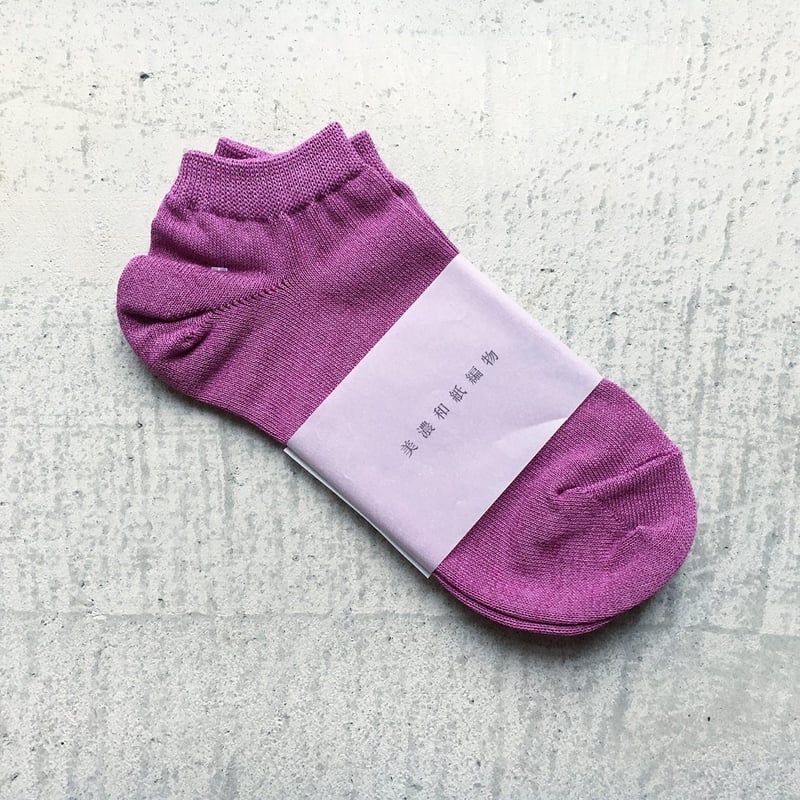 美濃和紙編物 靴下 ANKLE | Damasquina Store